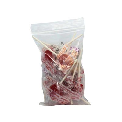 Transparent Waterproof  Bags / Plastic Zip Lock Pouch For Dry Food