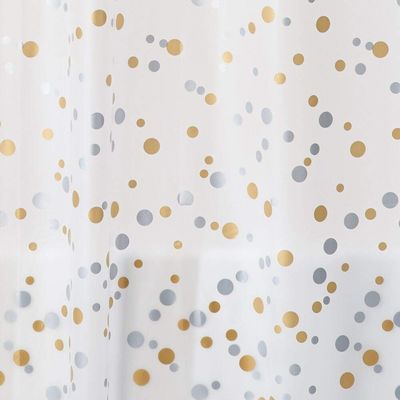 Eco Friendly PEVA Stylish Waterproof Shower Curtain Custom Printing Acceptable