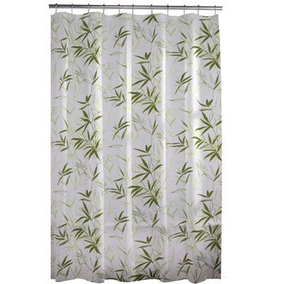 Eco Friendly PEVA Shower Curtain , Water Resistant Fabric Shower Curtain