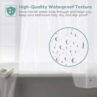 72&quot; x 72&quot; Mildew Resistant Waterproof Odorless Bathroom Shower Curtains