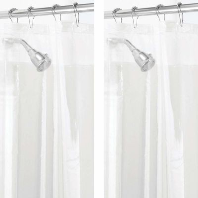 High Quality Water Repellent Shower Liner for Bathroom Long Shower Curtain Made of Mould-Free PEVA Stylish