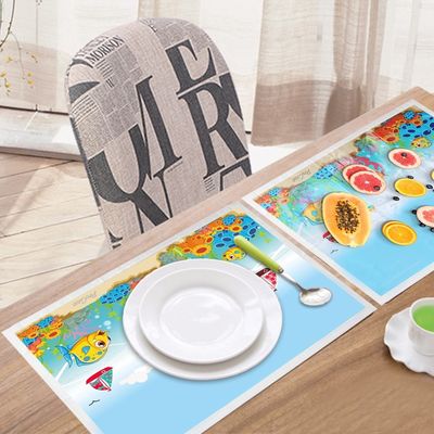 Wholesale Table mat Coasters Placemat Baby Child Disposable Baby Travel Out Table Mat Oil-Proof Waterproof Table Mat