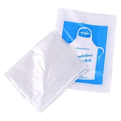 Non Toxic Disposable CPE Plastic Aprons For Daily Cleaning / Cooking
