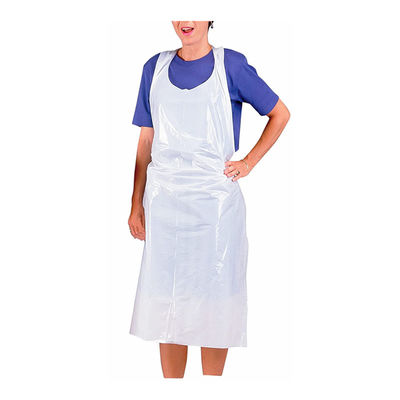 Oil Stain Resistant Disposable PE Apron , Disposable Chef Aprons For Cooking / Baking