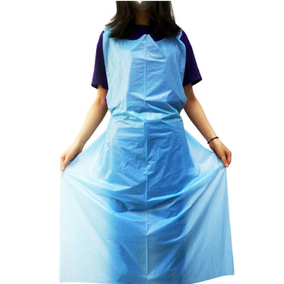 Premium Anti Bacterial Disposable Plastic Aprons 70x110CM Without Sleeves