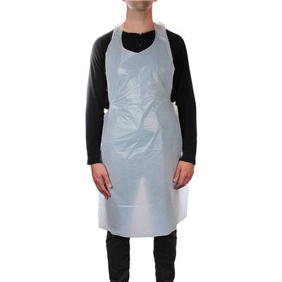Water Repellent Disposable Polyethylene Aprons For Coffee Bar / Canteen