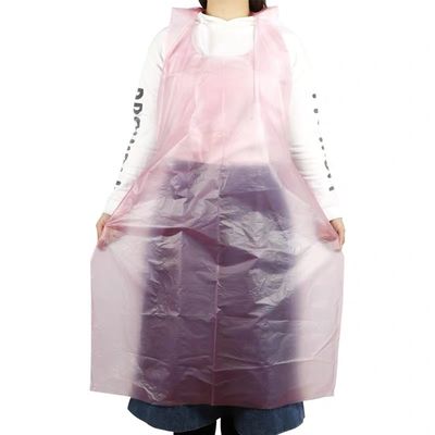 Fluid Resistant Plastic Disposable Aprons On A Roll Multiple Colors Available