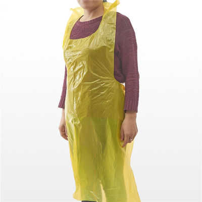 Fluid Resistant Plastic Disposable Aprons On A Roll Multiple Colors Available