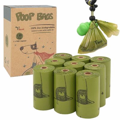 Environmentally Friendly Biodegradable Animal Waste Bags For Dog Waste Handling