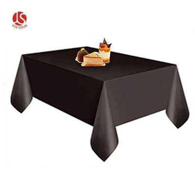 Plastic Tablecloth 5 Pack Red Disposable Rectangle Waterproof Party  disposable table cover