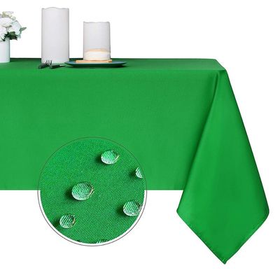 8 Pack 54 inch x 108 inch Premium Solid Color Plastic Tablecloth Disposable Rectangle Table Cover Waterproof