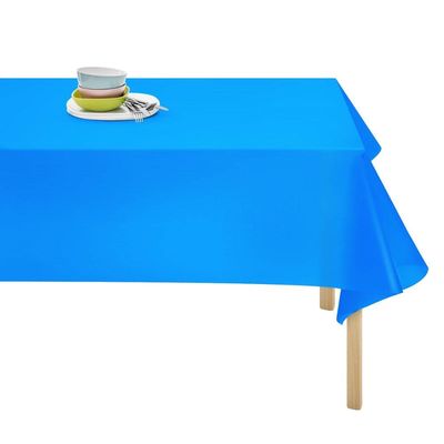 Plastic Tablecloth 5 Pack Red Disposable Rectangle Waterproof Party Table Cover