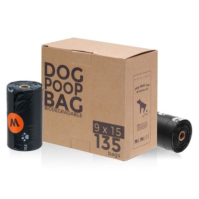Dog Products Doggie Waste Bag Dispenser Holder with Pet Waste Bag Poop Roll Bags