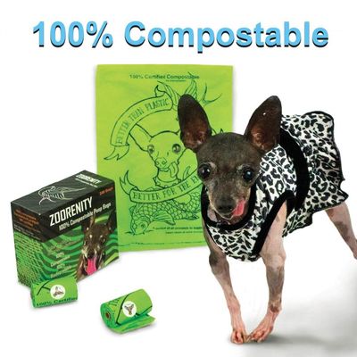 100% Biodegradable Custom Products for Dogs Unscented Dog Poop Bags for Pet Waste Bag