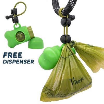 100% Biodegradable Products for Dogs Doggie Waste Bag Custom EPI Eco-Friendly Pet Poop Bags