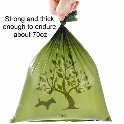 wholesale custom biodegradable pet poop bag dog waste bag with dispenser