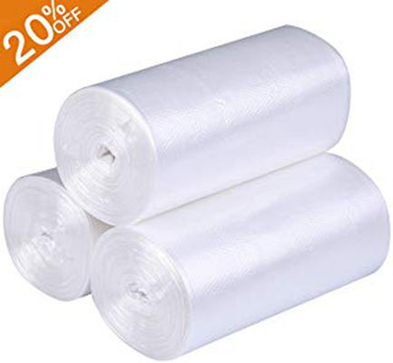 Small Trash Bags Kitchen Garbage Bags - 4 Gallon Clear Trash Bags Strong Wastebasket Liners for Bathroom Kitchen Office