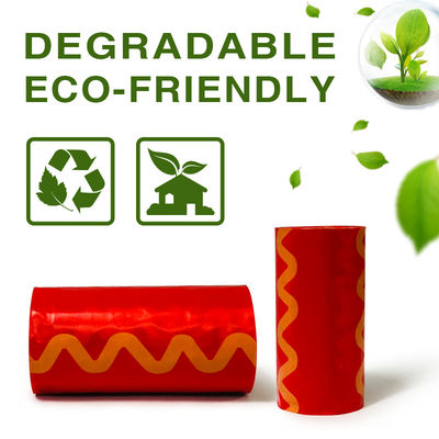 Biodegradable  Dog Waste Poop Bagswith Dispenser Hot selling Customized 5%  EPI Dog Poop Bag