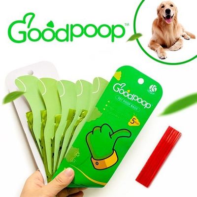 Fully Degradable Compostable Disposable Pet Dog Waste Poop Bag with Holder
