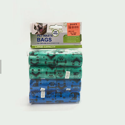 Fully Biodegradable eco friendly poo bag with dispenser custom  printed  dog poo bag