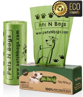 100% Compostable  eco friendly  poo bag holer custom  doggie waste bags with dispenser