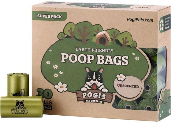 Eco friendly amazon doggie waste bags PET  custom printed popular poop bag holder