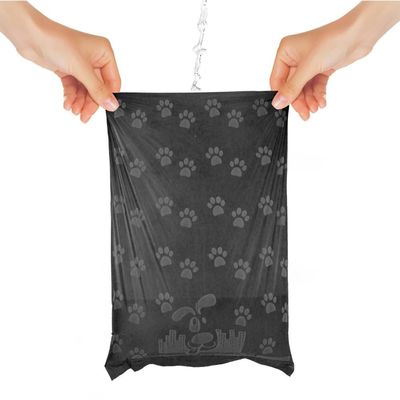 Compostable  eco friendly PET poo bag doggie waste bags with dispenser custom cmyk printed poop bag holder