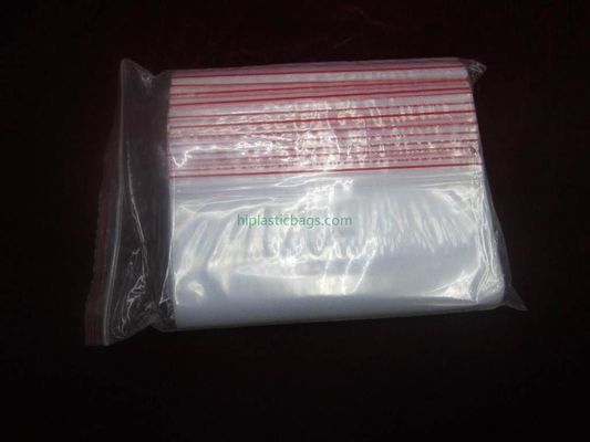 Transparent Plastic Zip Lock Clothes Bag/Poly Zip Lock Bags/Zipper Bag