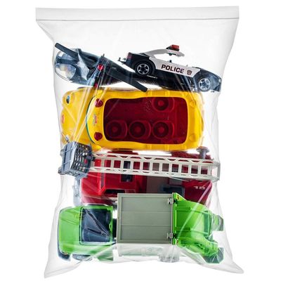 Watertight Zip Lock Bags , Clear LDPE Plastic Ziplock Packaging Bags