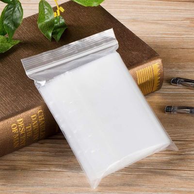 Dust Proof Self Sealing Transparent Zip Lock Bag