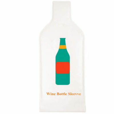 Leak Proof Bubble Wrap Wine Bags , Reusable Wine Bottle Protector