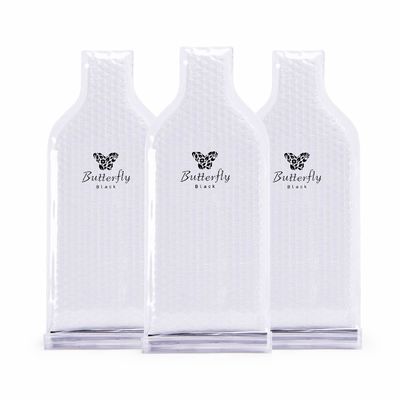 Non Toxic PVC Plastic Wine Bottle Bubble Wrap Bag 48×18CM / 44×18CM / Custom Size