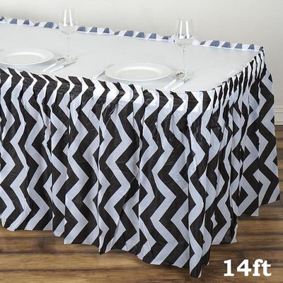 Gold Stripe Modern Style Square table skirt Party Event Supplies Decoration table Skirt