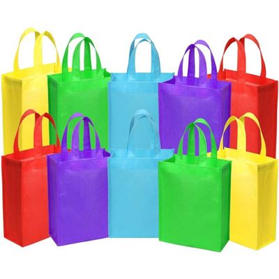 PE Plastic Custom Logo Reusable Shopping Bags With Die Cut Handle