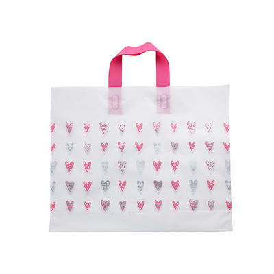 Custom Printed Reusable Grocery Bags , Plastic Tote Shopping Bags
