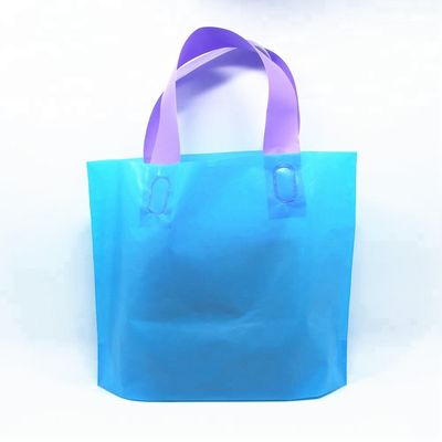 Plastic Die Cut Shopping Bags With Custom Logo