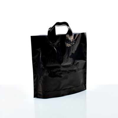 Thick low density polyethylene plastic hand carrier bag