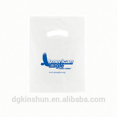 LDPE / HDPE Plastic Reusable Shopping Bag Custom Logo For Grocery Store / Boutique