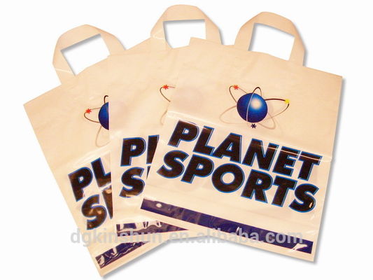 Custom Printed Reusable Grocery Bags , Biodegradable Plastic Shopping Bags