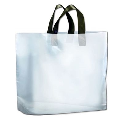 Water Repellent Biodegradable Plastic Shopping Bags With Handles
