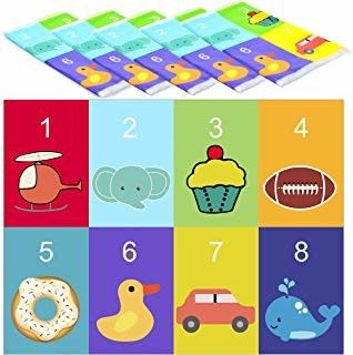 Ecohomeliving Baby Disposable Placemats 60 - Premium Extra Large 14&quot;x18&quot; Table Topper Mat For Toddlers Kids Exclusive Design