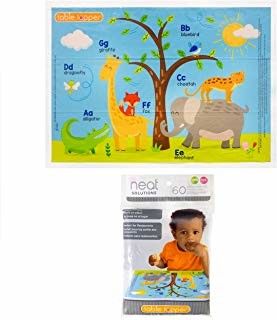 Safari Disposable Placemats For Table Top 60 Mats for Children Kids Toddlers Baby Perfect to use as Restaurants Place mats