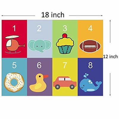 Educational Sticky Disposable Baby Placemat 12×18 Inches For Home Party