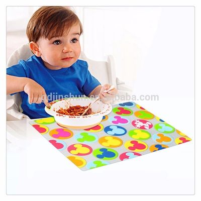 Protect Against Germs Disposable Plastic Adhesive Non slip Placemat Baby Table Topper Place Mat