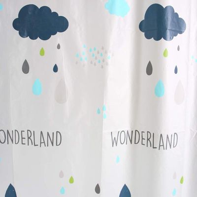 Wonderland Walmart bathroom 70 x 72 inches Disposable shower curtains With Hooks