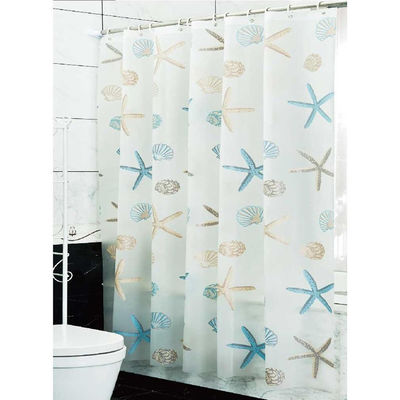 Waterproof PEVA Shower Curtain For Bathroom Custom Printing Available
