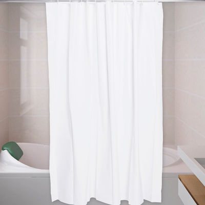 Non Toxic PEVA Shower Liner , Water Repellent Fabric Shower Curtain