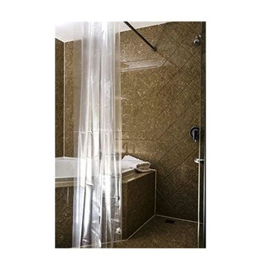 Mildew Resistant PEVA Stylish Waterproof Shower Curtain , Clear Plastic Shower Curtains