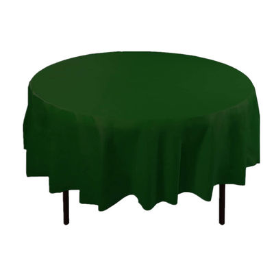Waterproof Custom Printing Table Cover PEVA Plastic Round Table Cloth For Picnic