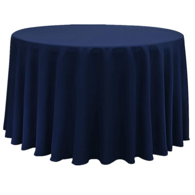 PEVA Plastic Disposable Table Linens , Disposable Round Christmas Tablecloths